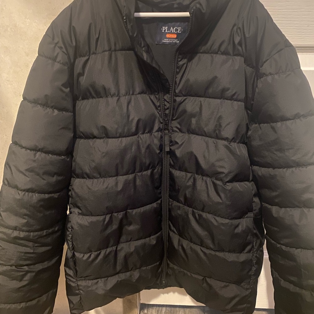 Place Quilted Black Jacket